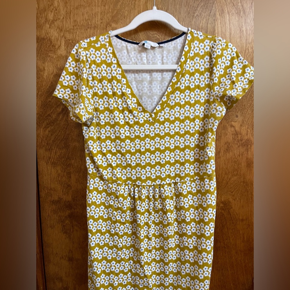 Boden floral knit dress